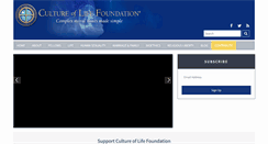 Desktop Screenshot of culture-of-life.org